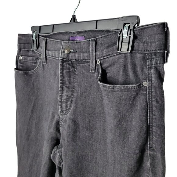 NYDJ Womens Size 10 Black Solid Jeans - Picture 3 of 11